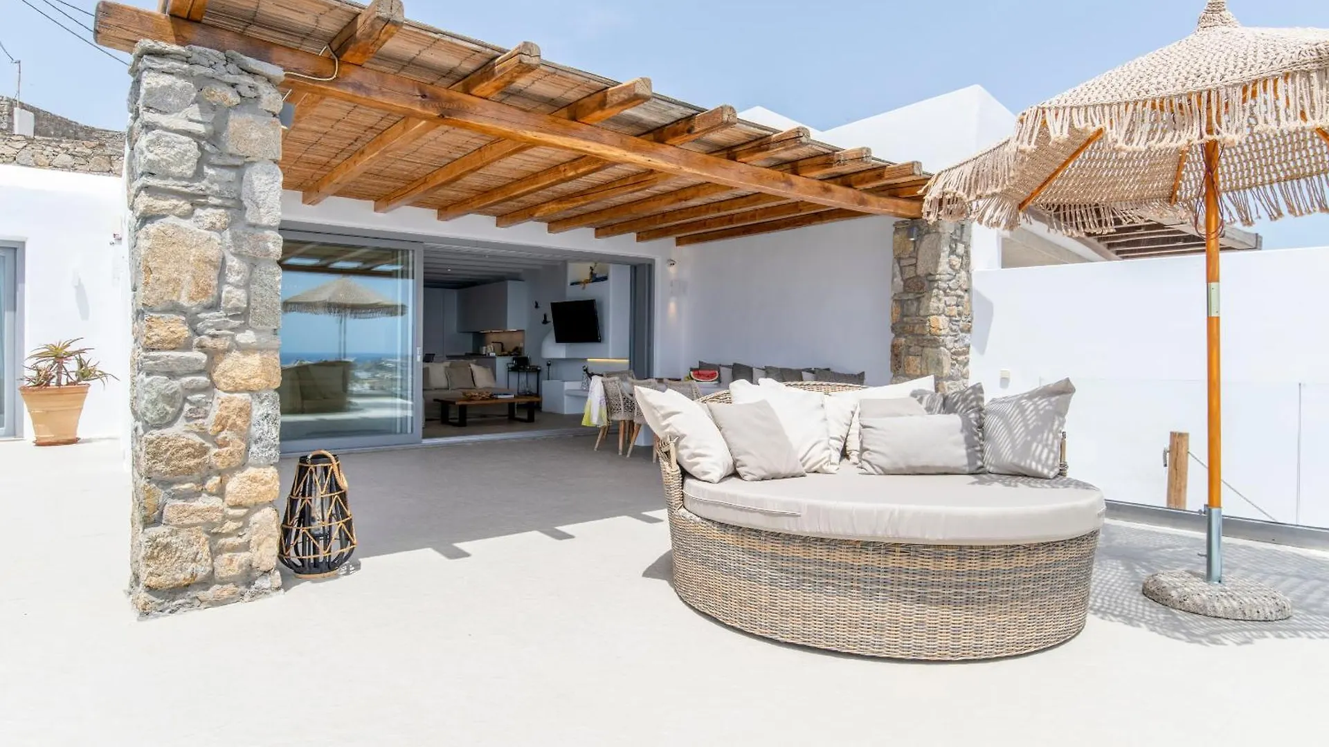 Villa Paoli - Private Pool, Sea View & Jacuzzi Mykonos Town