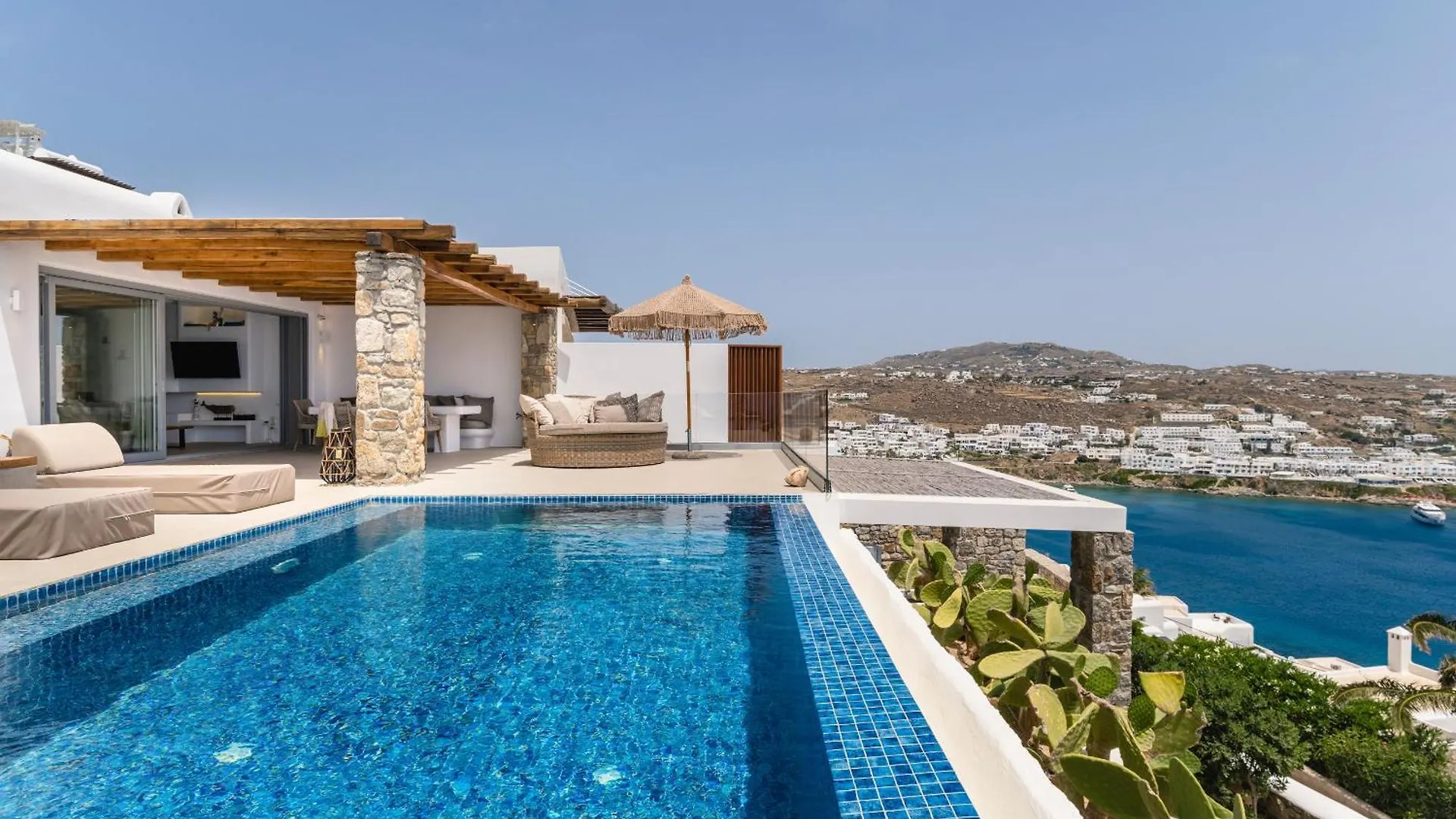 Villa Paoli - Private Pool, Sea View & Jacuzzi Mykonos Town 希腊