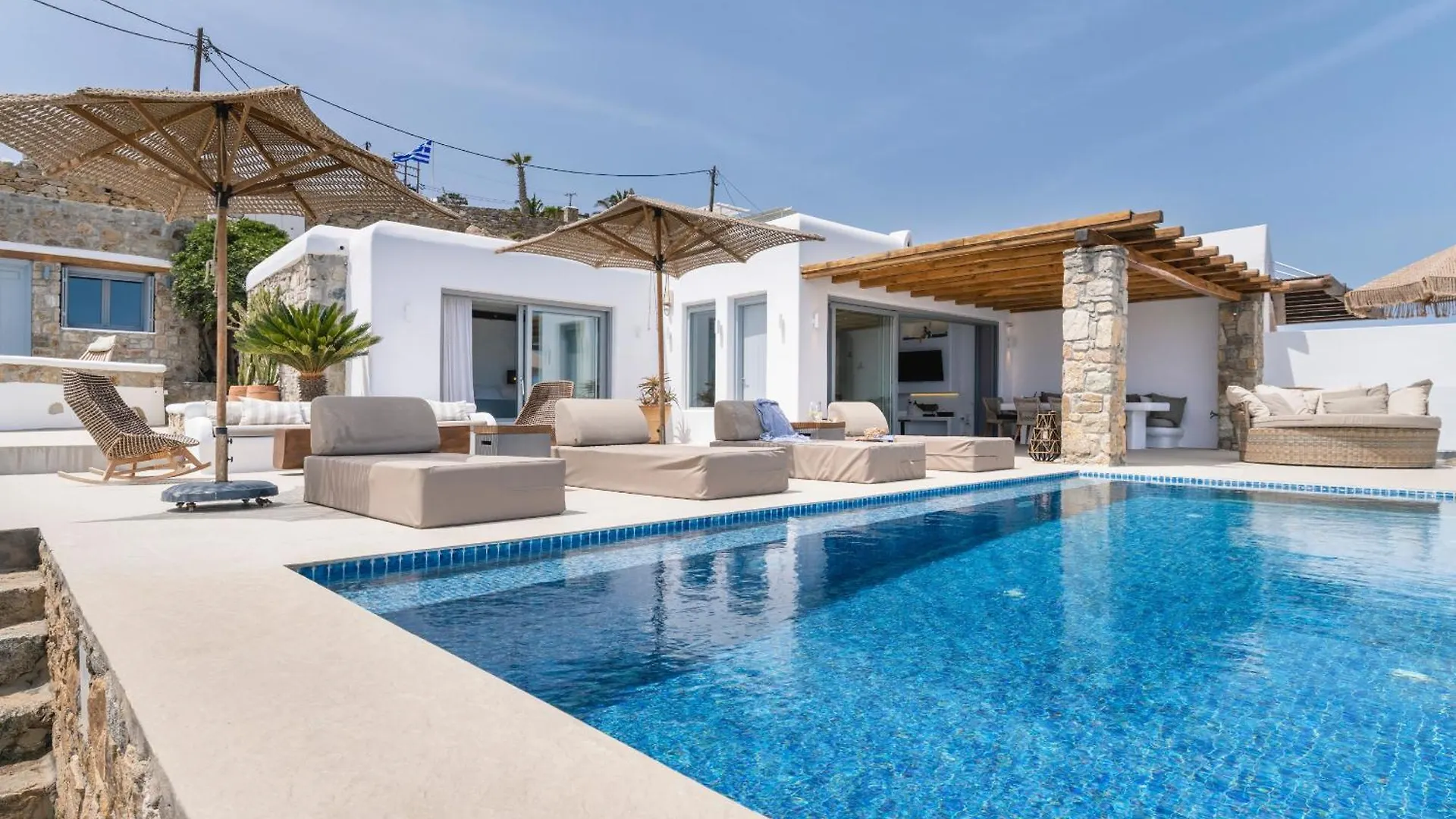 Villa Paoli - Private Pool, Sea View & Jacuzzi Mykonos Town