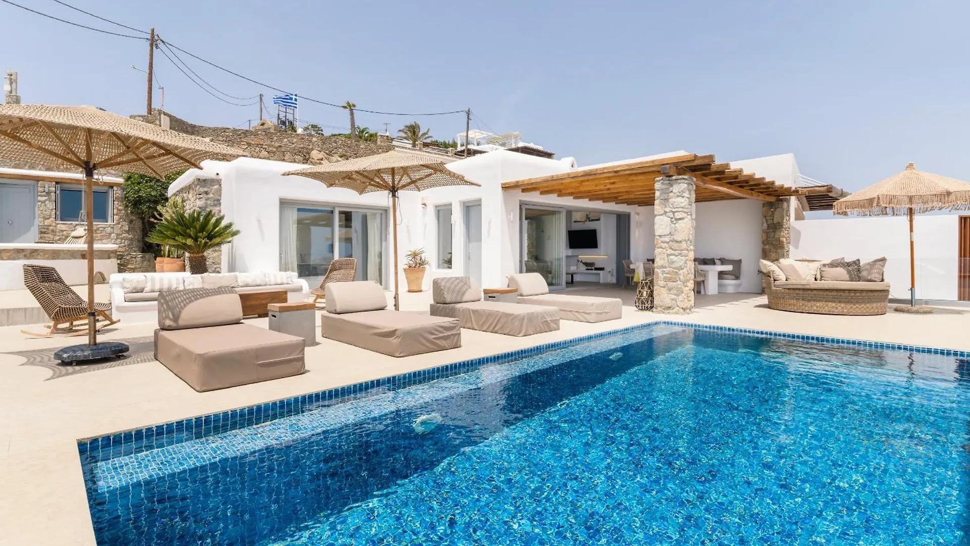 Villa Paoli - Private Pool, Sea View & Jacuzzi Mykonos Town