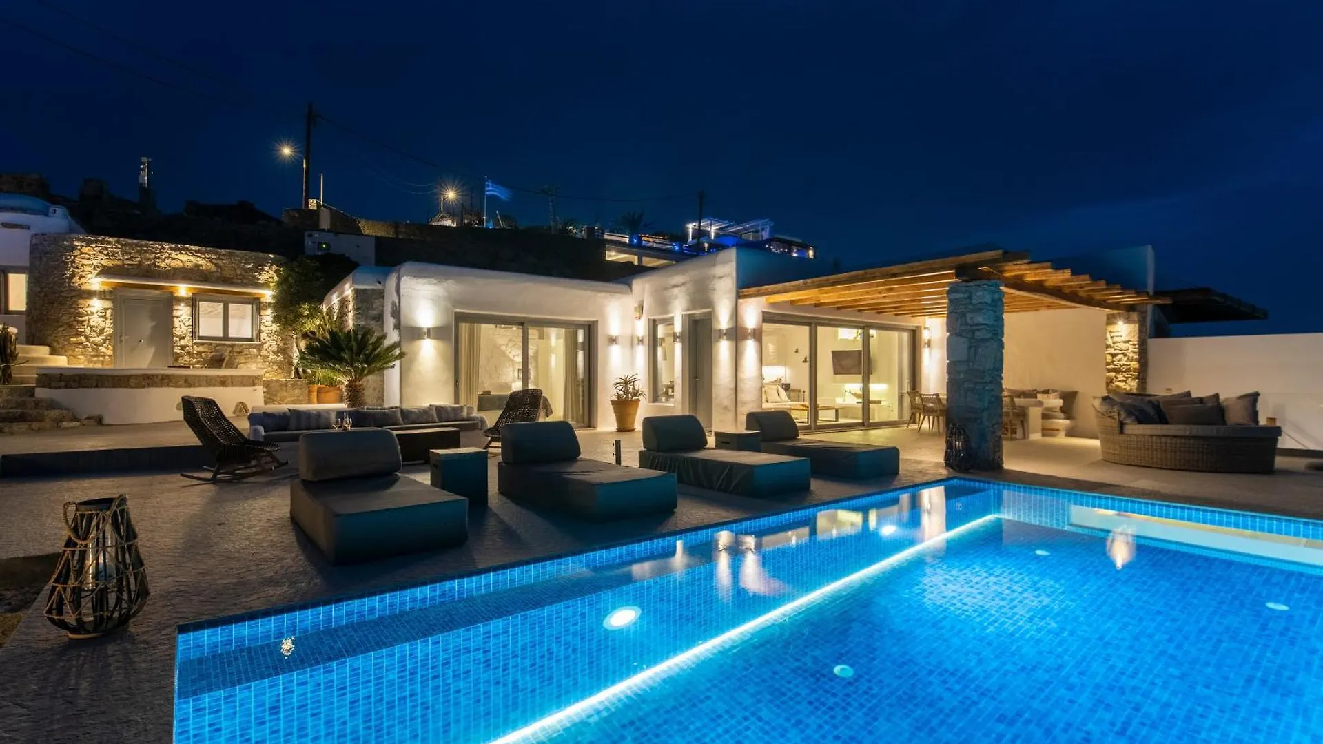 Villa Paoli - Private Pool, Sea View & Jacuzzi Mykonos Town